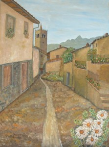 Corfino – 2004 olio su tela cm. 60×80