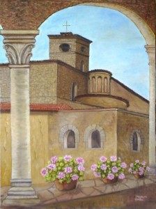 Duomo di Castelnuovo – olio su tela cm. 60×80