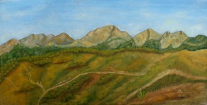 l'Appennino – olio su tela cm. 52×40