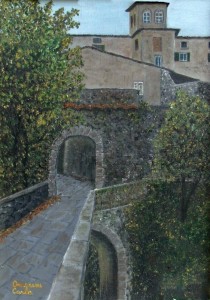 Santa Lucia Castelnuovo Garfagnana – olio su tela cm. 30×40