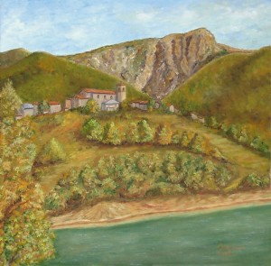 Vagli sotto – olio su tela cm. 40×40