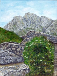 Roccandagia – olio su tela cm. 30×40